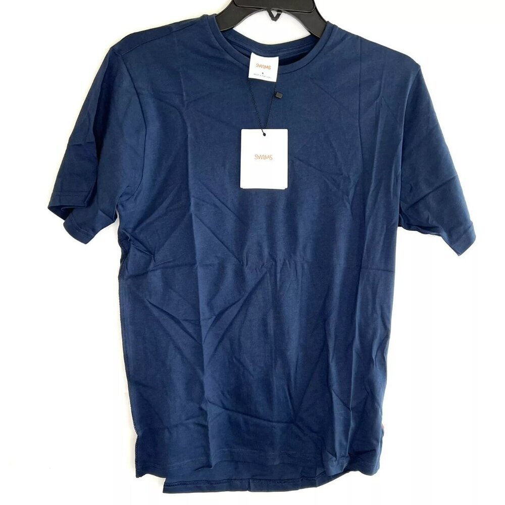 SWIMS Men’s Blue Short Sleeve T Shirt Size Small